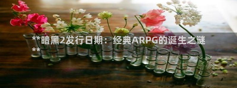 多多28创造奇迹登录最简单三个步骤：**暗黑2发行日期：经典ARPG的诞生之谜
**